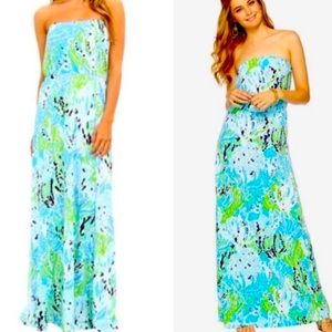 Lily Pulitzer Strapless Maxi Dress